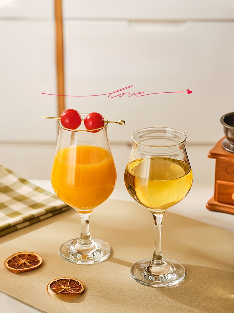 Wine Beer Foot - Copas de Vino de Vidrio sin