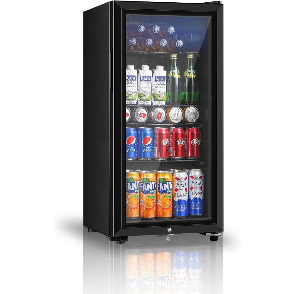 Wine Beer Foot - Refrigerador de bebidas, minirefrigerador de tres