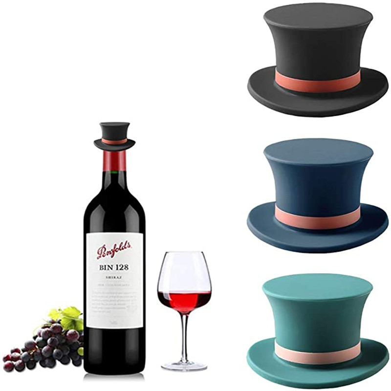 Wine Beer Hat - Tapones creativos para botellas de vino