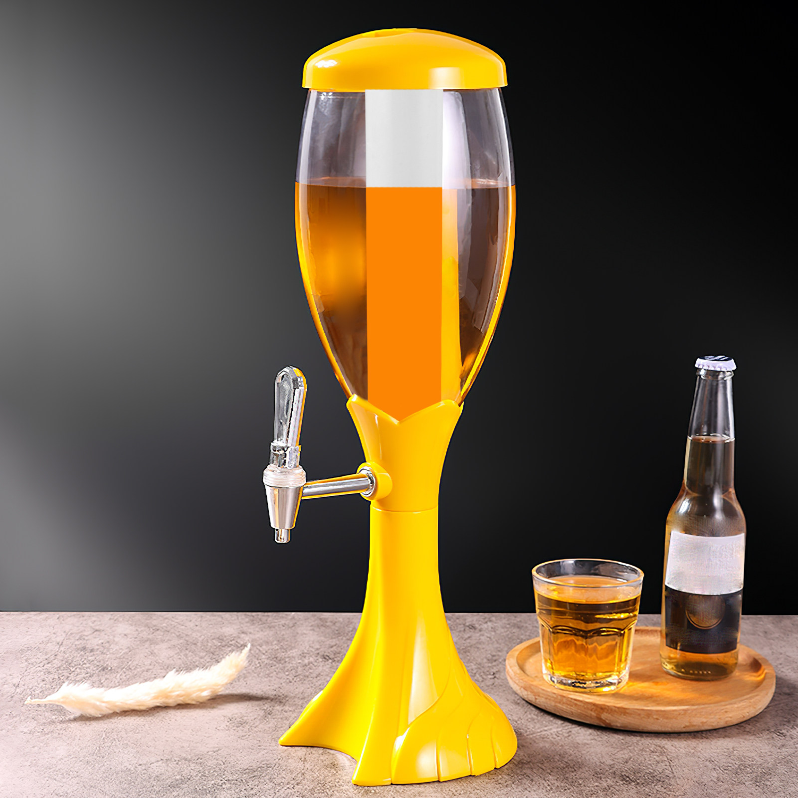 Wine Beer Liquor - Torre de hielo para bebidas, cerveza,