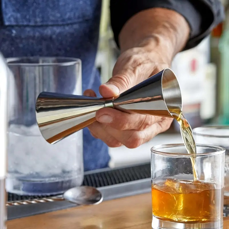 Jigger de acero inoxidable par - Spirit Measure Jigger reseña y precio