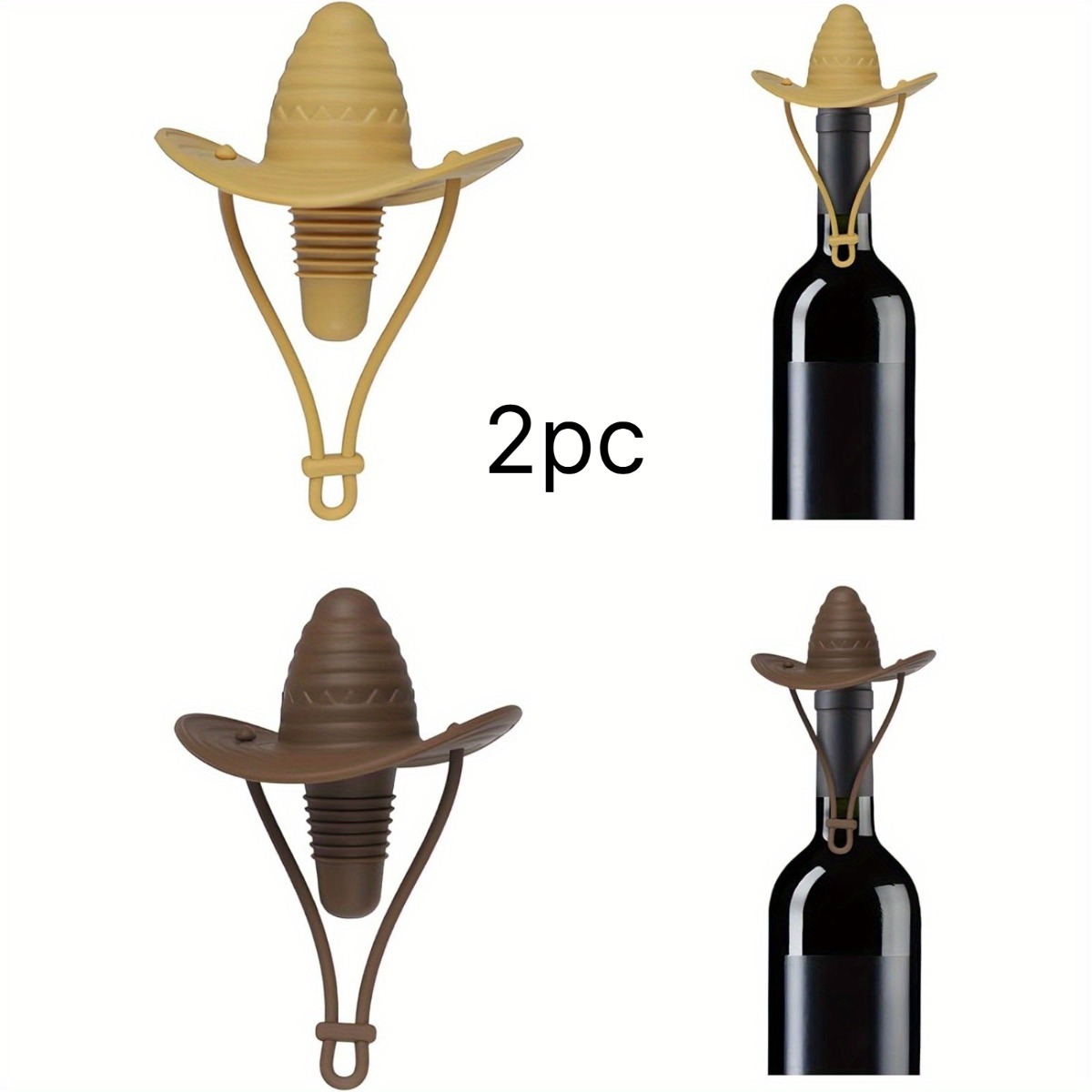 Tapón de Botella de Vino con F - Wine Beer Hat reseña y precio