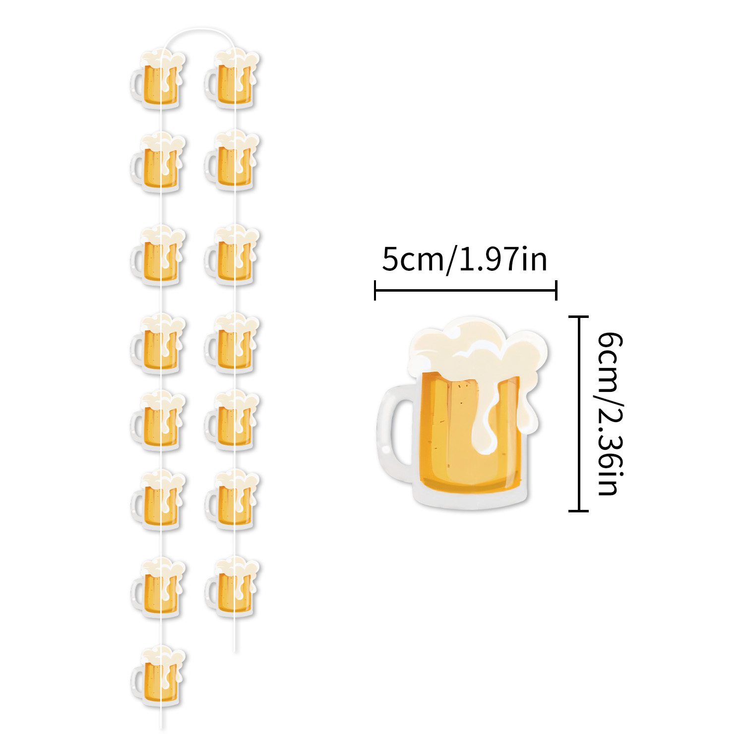 Guirnalda Colgante de Botellas - Beer And Wine Festival reseña y precio