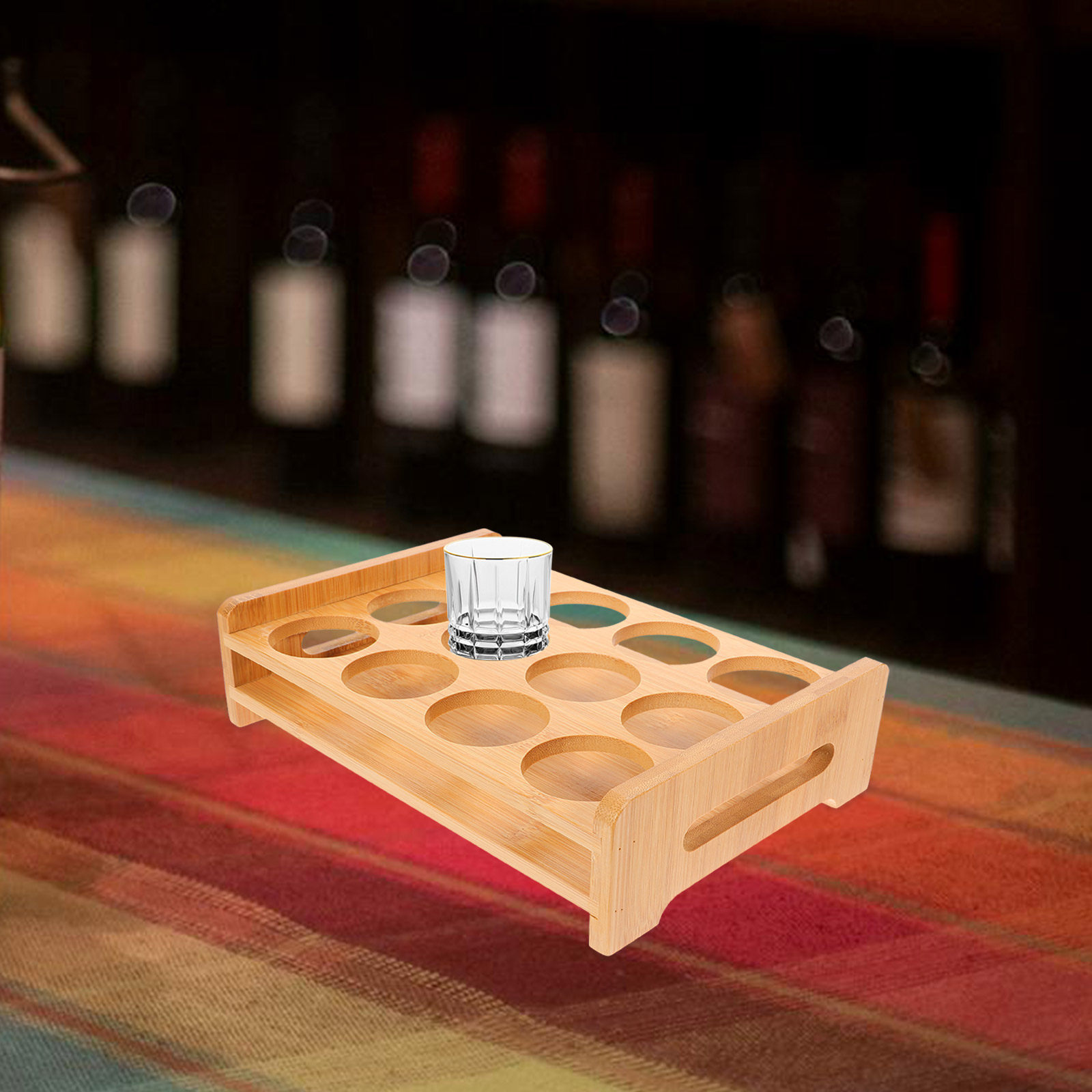 Soporte de Bambú para Vasos de - Wine Beer Holder reseña y precio