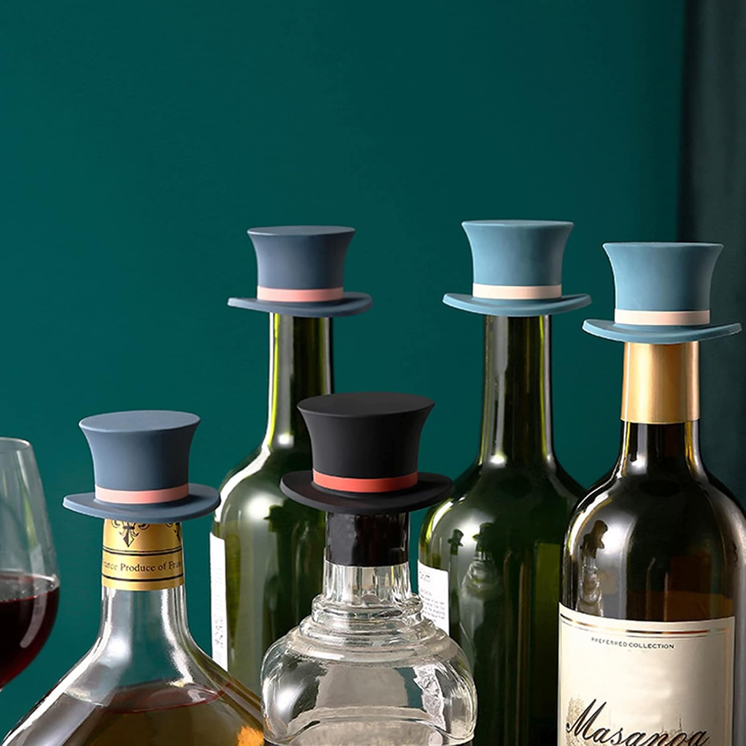 Tapón de Silicona con Diseño d - Wine Beer Hat reseña y precio
