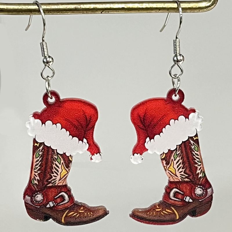 Pendientes de botas de vaquero - Wine Beer Hat reseña y precio