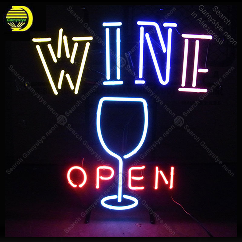 Letrero de neón para vino abie - Wine In Beer Store reseña y precio