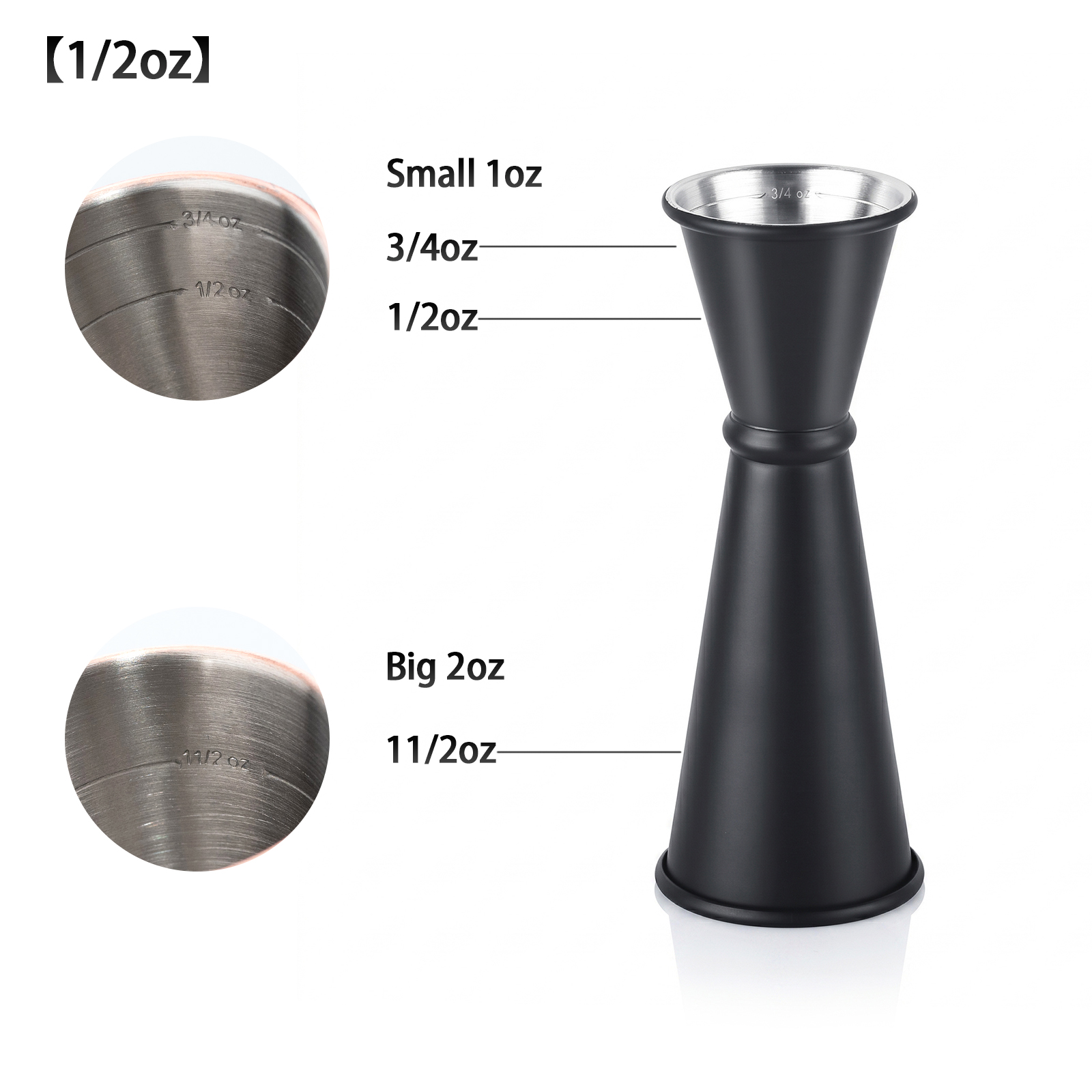 Medidor de Bebidas de Acero In - Spirit Measure Jigger reseña y precio