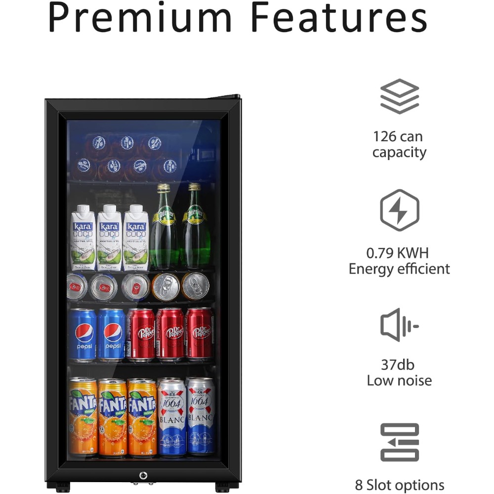 Refrigerador de bebidas, minir - Wine Beer Foot reseña y precio