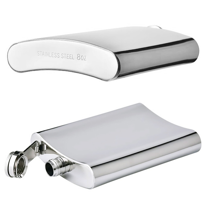 Frasco de cadera de acero inox - Wine Beer And Spirits reseña y precio
