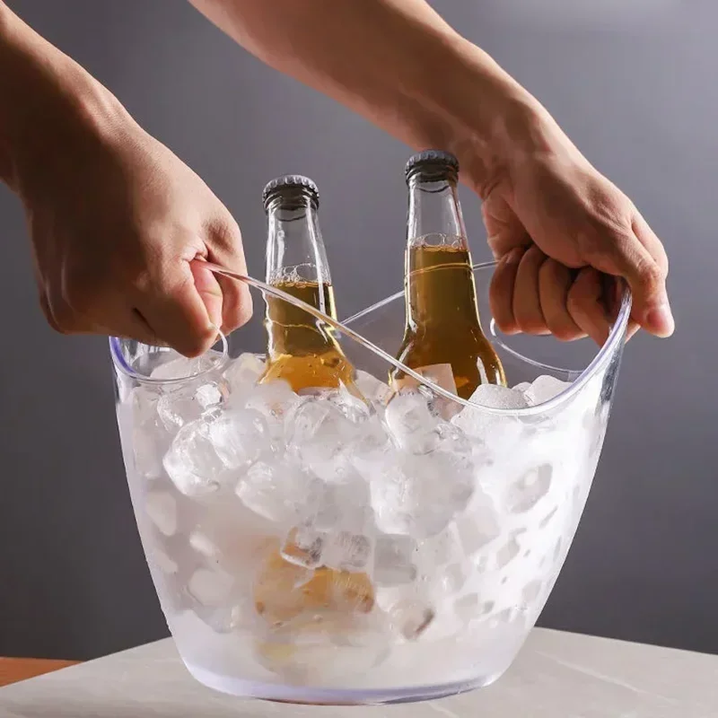 Cubo de Hielo Transparente de  - Wine Beer Holder reseña y precio