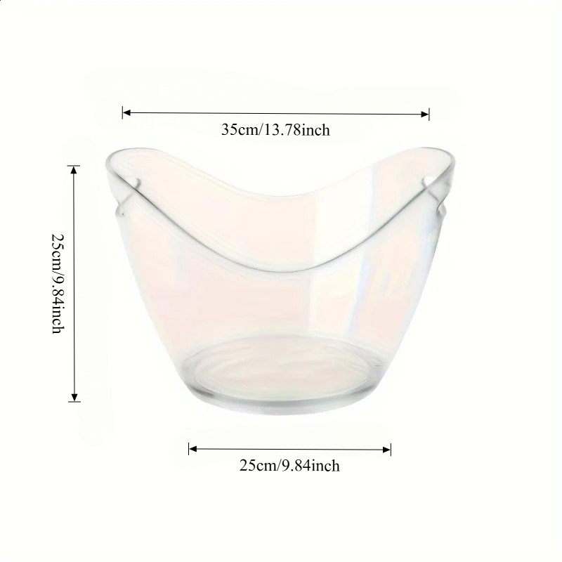 Cubo de Hielo Transparente de  - Wine Beer Holder reseña y precio