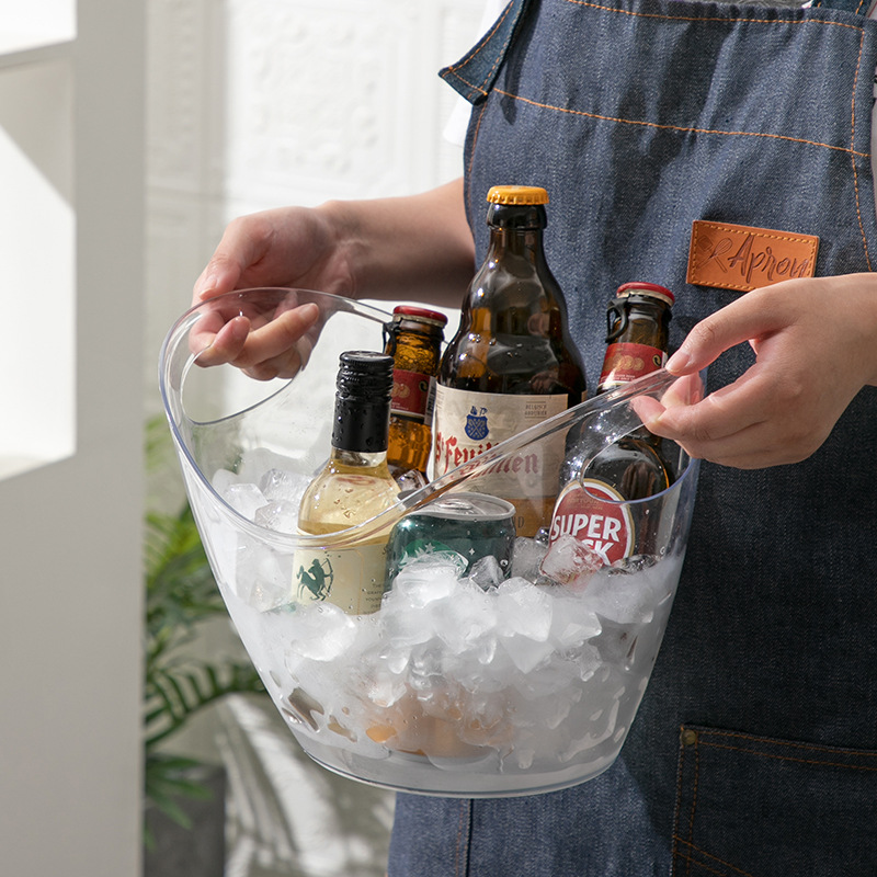 Cubo de Hielo Transparente de  - Wine Beer Holder reseña y precio
