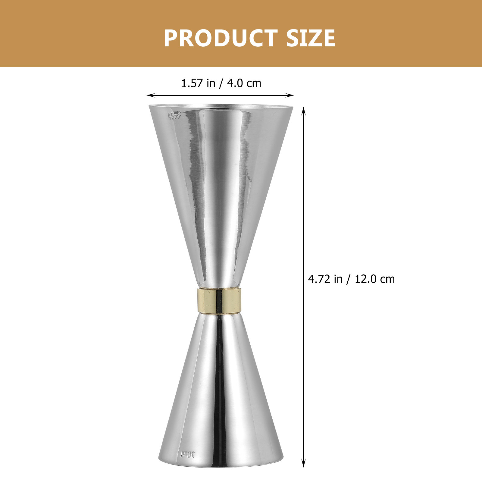 Vaso Medidor de Acero Inoxidab - Spirit Measure Jigger reseña y precio
